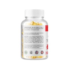 Zinc Gluconate Skin Metabolism (50mg) Gluten Free and Non-GMO 250 Softgel USA