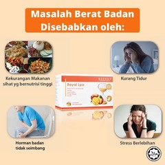 2X BOX KITSUI Royal Lpo 15’s X 15g Appetite Suppress Diet Control Halal Malaysia