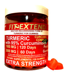 Turmeric Gummies Extra Strength Chewable Joint Support Gummy, High Absorption