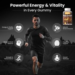 Shilajit Gummies Max Strength | Pure 100% Authentic Himalayan Origin 2 Bottles