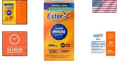 90 Count 500 mg Vitamin C Supplement for -Round Immune Health – Vegetarian