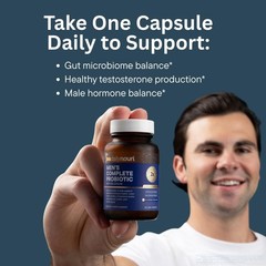 Probiotics for Men | Gut Microbiome & Hormone Balance Support | 5 Clinically …
