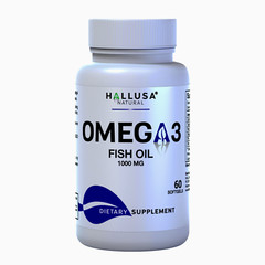 OMEGA 3 – Fish Oil Supplement – Cardiovascular Wellness – 60 Softgels