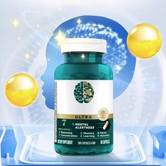 Focus Memory Alertness Mental Fitness Brain Ultra (60 Caps)