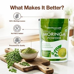 Baidya.nath Moringa Powder 200g Organic Superfood Pack of 3