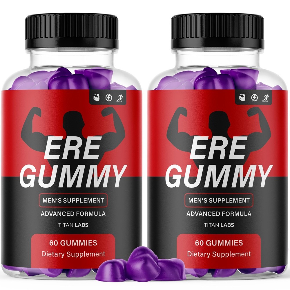 (2 Pack) Ere Gummy Advanced Male Health Support Supplement Ere Gums 120 Gummies