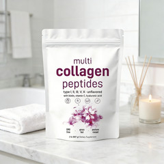 Multi Collagen Peptides Powder 2 lb – Hydrolyzed Protein Peptides 1 Bundle
