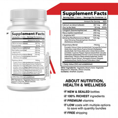 Iron Stag- Men’s Health & Bodybuilding- 10 Bottles- 600 Tablets