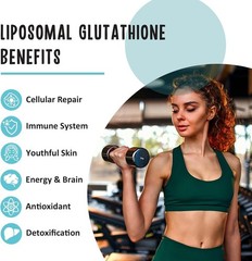 2400 MG Liposomal Glutathione Softgels, Max Absorption, Active Form L-Glutath…