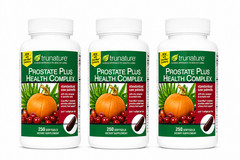 3 Pack Genuine Trunature Prostate Plus Health Complex – 250 Softgels / Exp 2028