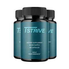 3-Pack TStrive Capsules – T Strive Formula Support for Male Health – 180 Caps