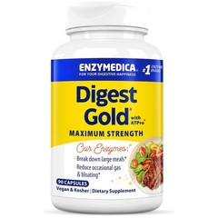 Unflavored Digest Gold + ATPro – 90 Capsules for Smooth Digestion & Energy