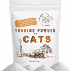 Cat Taurine Powder Supplement 6oz 500mg Per Serving For Kittens Adult Cats