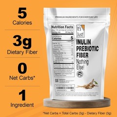 Inulin Prebiotic Fiber Powder Chicory Root 4lbs Gut Health Support Unflavored