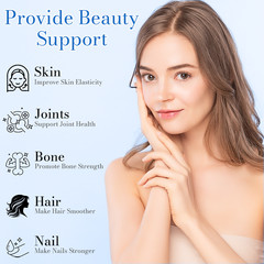 Hydrolysed Type I Marine Collagen Capsules 1500mg For Skin, Nail Hair Health-