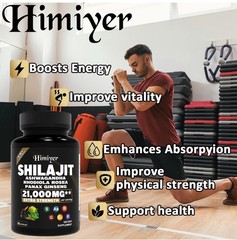 Shilajit dietary supplement: Contains 8 super ingredients, ASHWAGANDHA, RHODIOL