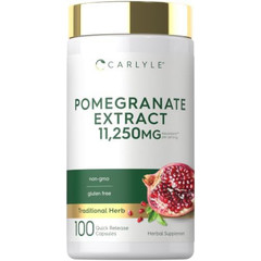 Pomegranate Extract Capsules | 11250mg | 100 Count | Non-GMO | US Stock