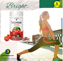 100% Pure Tomato Fruit Capsules Lycopene 500mg 120 Count Natural Gluten Free