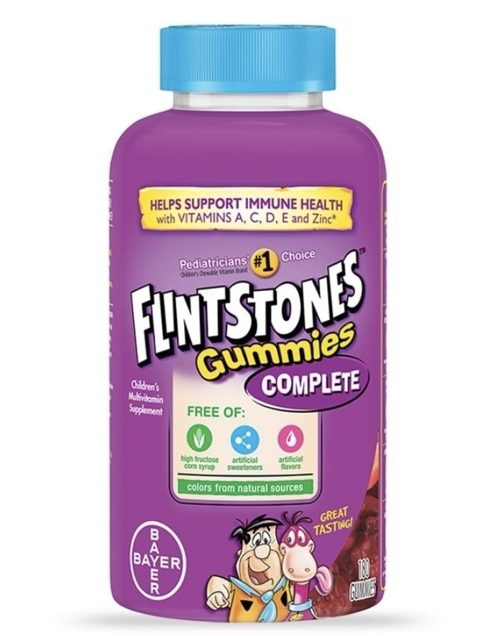 Flintstones Vitamins Complete 180 Count No Artificial Color..