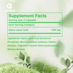 Alpha Lipoic Acid 650mg – Blood Sugar Balance, Energy Metabolism, Skin Health