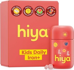Hiya Kids Daily Iron Supplement (30 ct) – New & Ships Free!