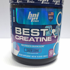 BPI Sports Best Creatine Pro Strength Powder, Snow Cone, 10.58 oz 50 Servings