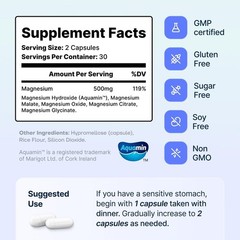 Spectrum 5 Magnesium | 5-in-1 Complex | + 72 Trace Minerals for Enhanced Absorpt