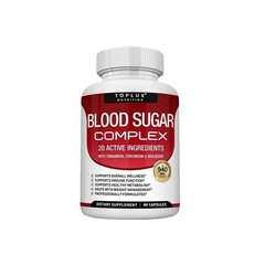 NEW Blood Sugar Complex Capsules w/ Cinnamon, Bitter Melon & Chromium