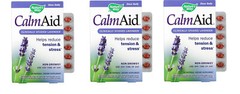 Nature’s Way, CalmAid, Clinically Studied Lavender, 30 Softgels **VALUE 3 PACK**