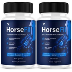 (2 Pack) Horsefil Male Capsules, Horse fil Support Supplement (120 Capsules)