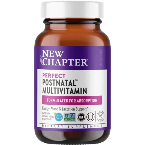 New Chapter Perfect Postnatal Multivitamin 96 Tablets Exp. 7/2026