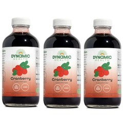 Dynamic Health Cranberry Concentrate 8 fl. oz Each (Pack of 3)
