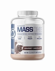 7 lb size NutraOne Massone Mass One Gainer Powder Gain Weight Protein exp ’27