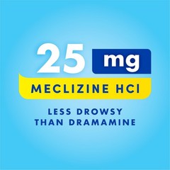 Bonine Non-Drowsy Motion Sickness Relief – 32 Chewable Tablets with Meclizine…