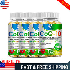CoQ10 Coenzyme Q10 300mg 120 Capsules Heart Support NON GMO-