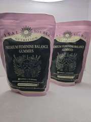 New! Vital Source Nutrition Premium Feminine Balance Gummies Hawaiian Pineapple