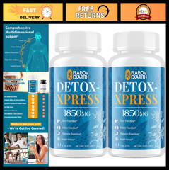 7-Day Detox Cleanse for Liver & Kidney Support | Vegan Chewable Tablets, 120 Cou