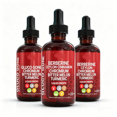 【3 bottles】Clean Nutra Berberine with Ceylon Cinnamon Liquid Drops–Metabolism