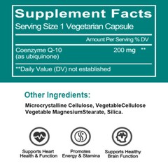 200mg CoQ-10 CoEnzyme Q-10 High Potency Heart Health Support 120/240/480Capsules