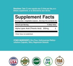 Nerves Alpha Lipoic Acid 200mg – Antioxidant & Nerve Support