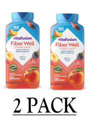 2 PACK – Vitafusion Fiber Well Gummies (220 ct.) {Total 440 Gummies}FREE SHIP