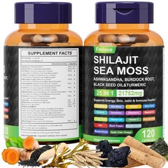 2x Irish Sea Moss 240ct Burdock Root, Bladderwrack Powder, Immune & Thyroid Care