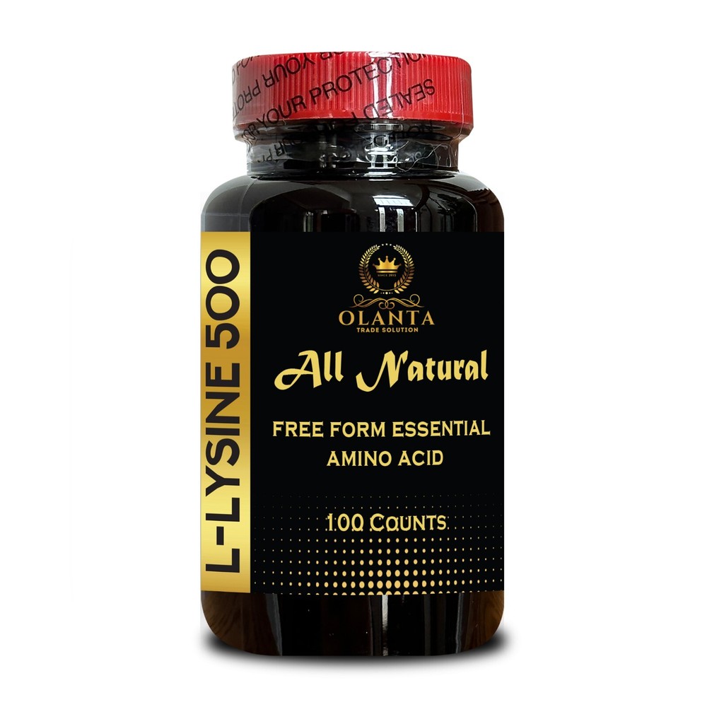 L-LYSINE 500 AMINO ACID – Lysine Supplement Supports Healthy Lip and Oral Tissue
