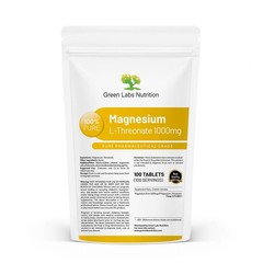 Magnesium L-Threonate 1000mg | Brain Support & Memory | High Absorption Tablets