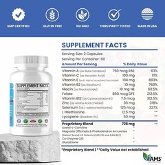 America Medic & Science MFS Plus Fertility Supplements for Men 120 Capsules S…