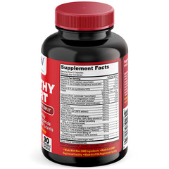 Heart Health Complete Supplement 90 Caps Snap Coq10/Pomegranate/Hawthorn, NEW