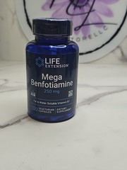 Life Extension MEGA BENFOTIAMINE 250mg 120 CAPSULES – 07/2026 Exp Date