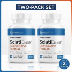 2-Pack SciatiEase Sciatic Nerve Formula Health Support Vitamins Herbs 240 Caps