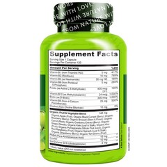 Vegan B Complex Vitamins 120 Capsules | CoQ10, Methyl Folate, Biotin, Energy Sup