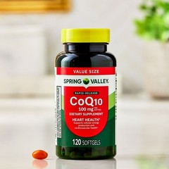Spring Valley Rapid-Release CoQ10 Softgels 100 mg, 120 Count